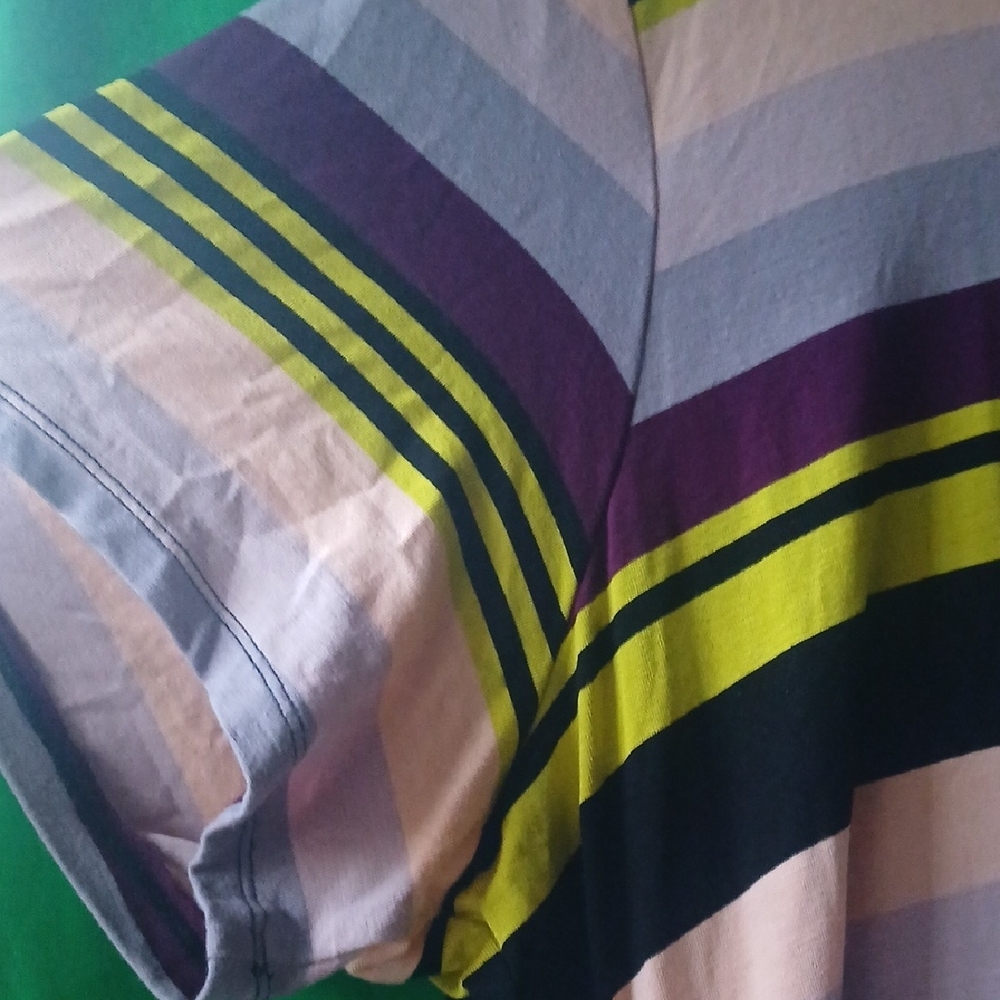 Torrid Multicolor Striped Top - Picture 4 of 8